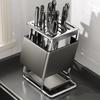 Porte-couteaux de comptoir en acier inoxydable