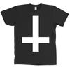 Omvänd Nedåtvänd Kors T-shirt NY MED TAGGAR Unisex T-shirt