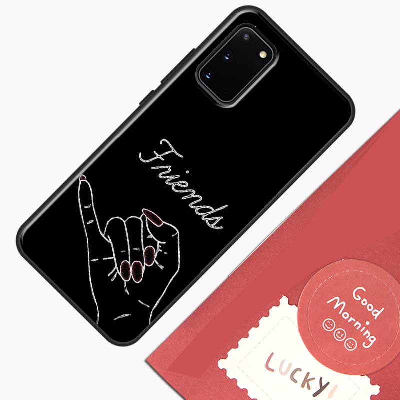 BFF Best Friends Forever Black Phone Case For Samsung Galaxy S23 S26 Ultra S20 S21 S22 S24 S25 Plus S10 S25 FE Cover Shell