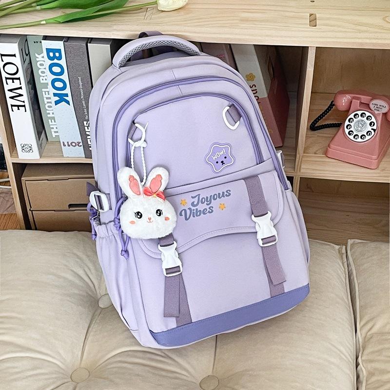 Schoolbag Japanese Ins Large Capacity Backpack Junior High School Student School Bag Sweet and Cute Cartoon Korean Version Casual Women's Backpack