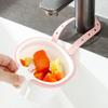 Creative Sink Hanging Strainer Basket Punch-free Openable Bottom Cover Kitchen Garbage Filter Quickly Drain Detachable