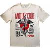 Mötley Crüe Dr Feelgood Japanese Tour 90 Official Merchandise T-Shirt M/L/XL New-