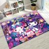 27 Style Cute Kuromi Sanrio Cartoon Rug for Bedroom Living Room Sofa Home Doormat Decor, Large Kids Non-slip Floor Mat Gift