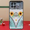 Hippie Peace Bus und Sonnenblume Für Huawei Honor Magic 5 Pro X8 X9a 50 70 P Smart 2019 Nova 9 5T P60 P20 P40 P30 Lite Hülle