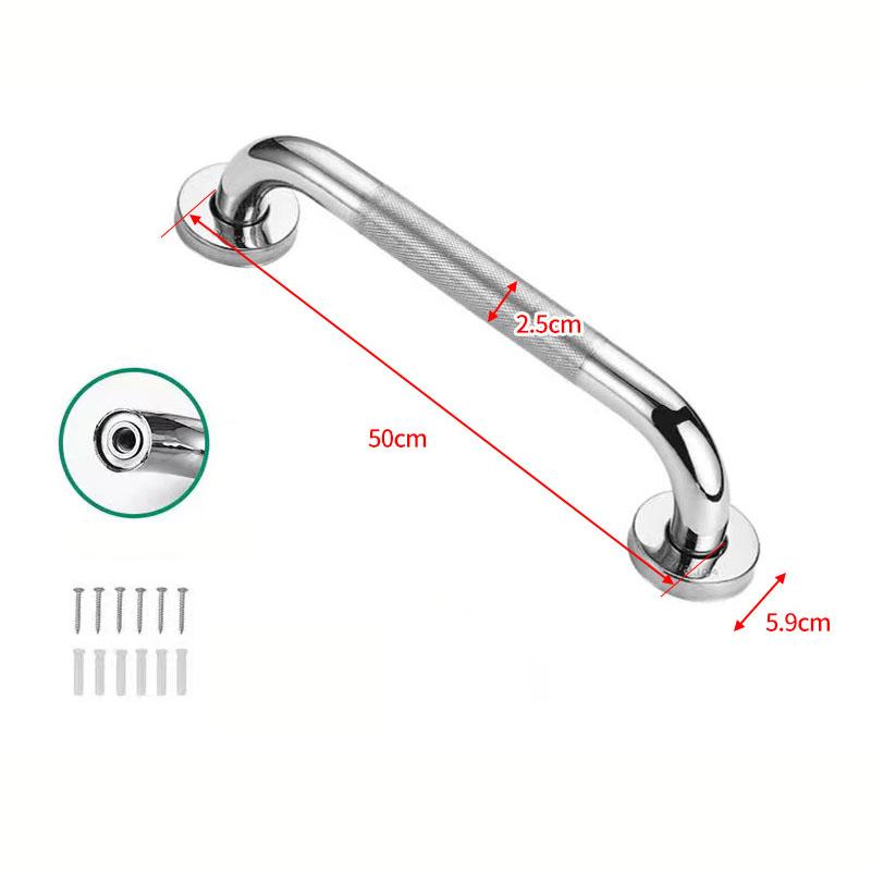 Tub Toilet Handrail Grab Bar Stainless Steel 30/40/50cm Anti Slip Shower Safety Support Handle Towel Rack Bathroom Accessories