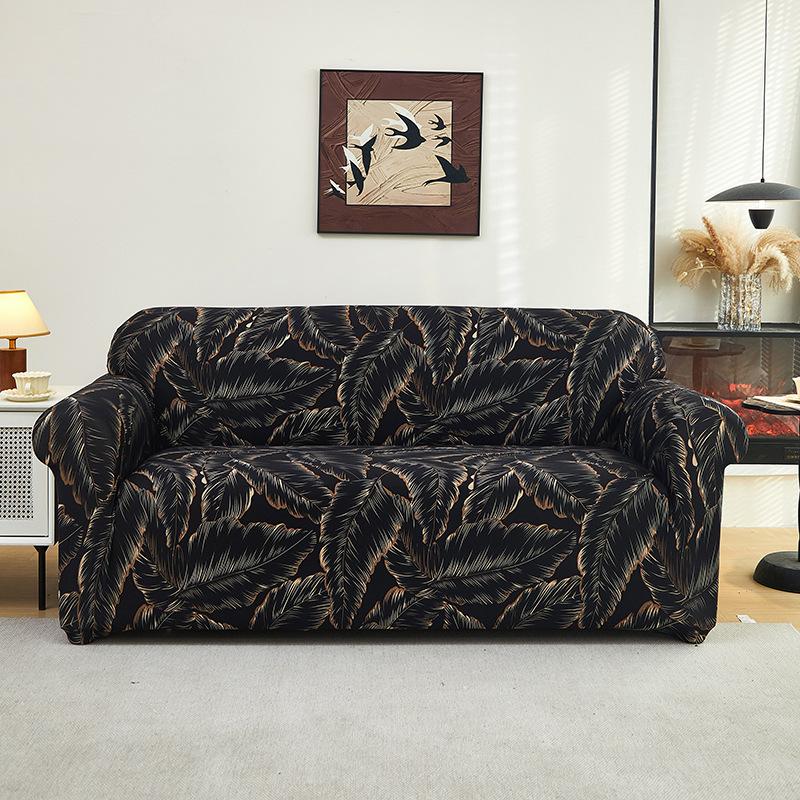 Stretch Milk Silk Printed All Inclusive Universal Sofa Cover