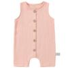 Mengqili Ademende Baby Katoenen Romper - Mouwloos, Effen Kleur Jumpsuit voor Pasgeborenen