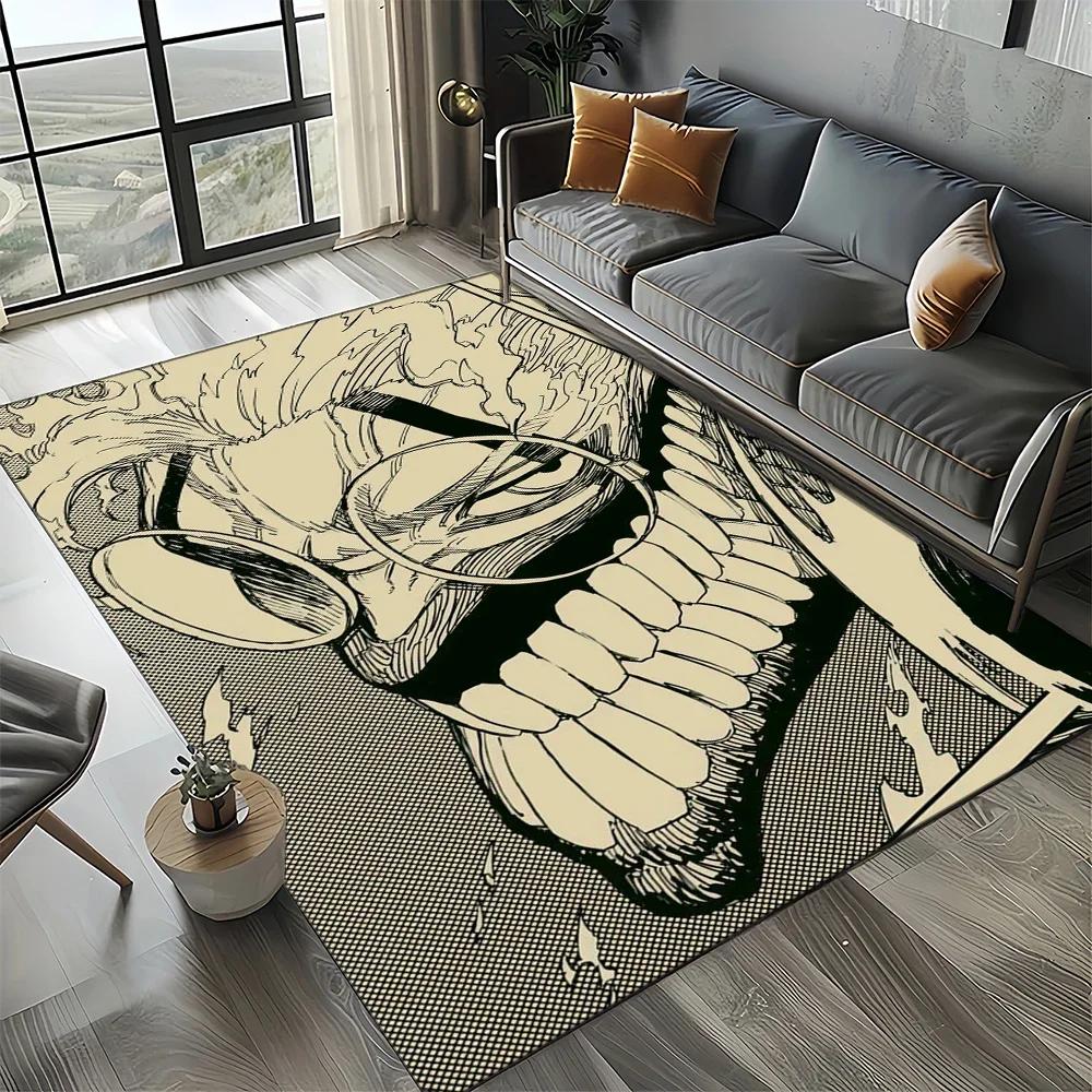DAN DA DAN Anime Cartoon 3D Carpet Rug for Living Room Bedroom Home Sofa Decoration,Kids Play Non-slip Floor Mat Gift