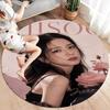Blackpink Round Area Rug,Carpet Rug for Living Room Bedroom Sofa Playroom Decor,Non-slip Floor Mat