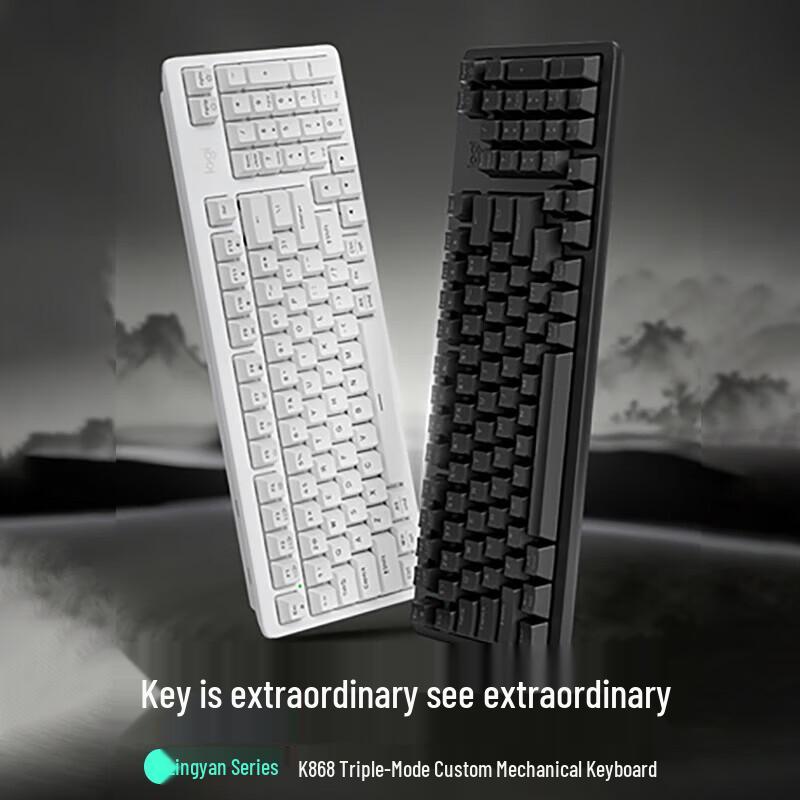 Logitech K868 Triple-Mode Wireless Customizable Mechanical Keyboard