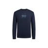 SS24 Logo Letter Print Crew Neck Casual Long Sleeve Sweatshirt Men Sweatshirt Navy-Blue 3DZMHK-ZJXRZ-65BH