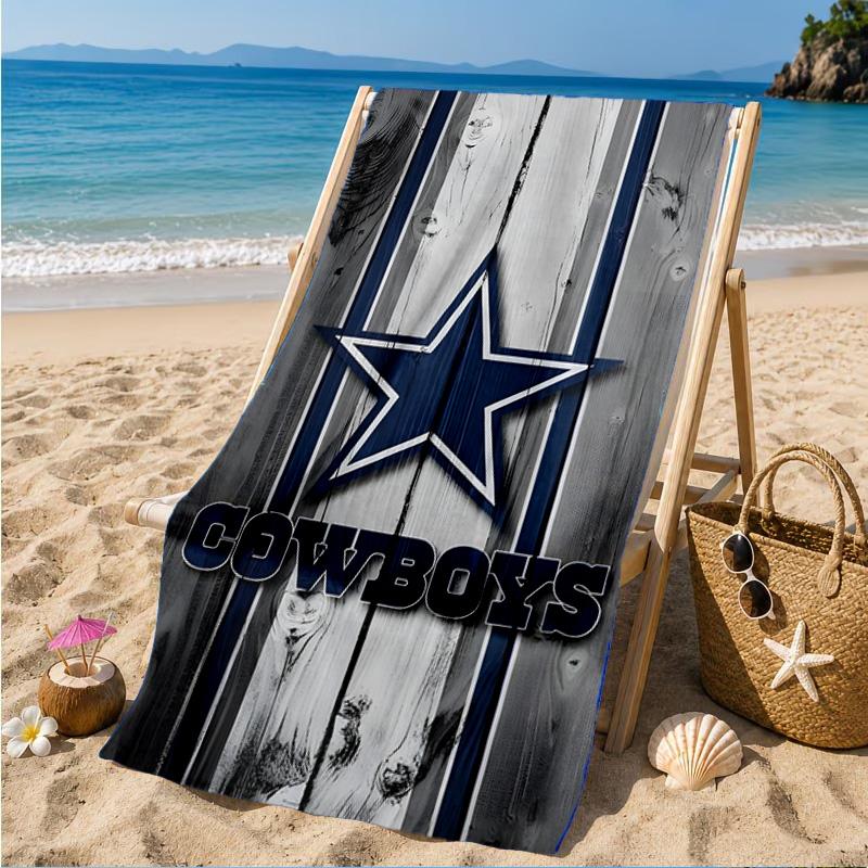 Serviette de plage Cowboys Drapeau Américain, Séchage Rapide, Facile d'Entretien, Convient aussi bien pour le Fitness que pour les Vacances à la Plage, Essentiel de Sport