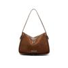 Suede Women's High-end Design Sense Niche Messenger Bag Single Shoulder Leather Office Women Large-capacity Handbag