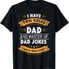 Fathers Day From Daughter Master of Dad Jokes Funny Dad T-Shirt