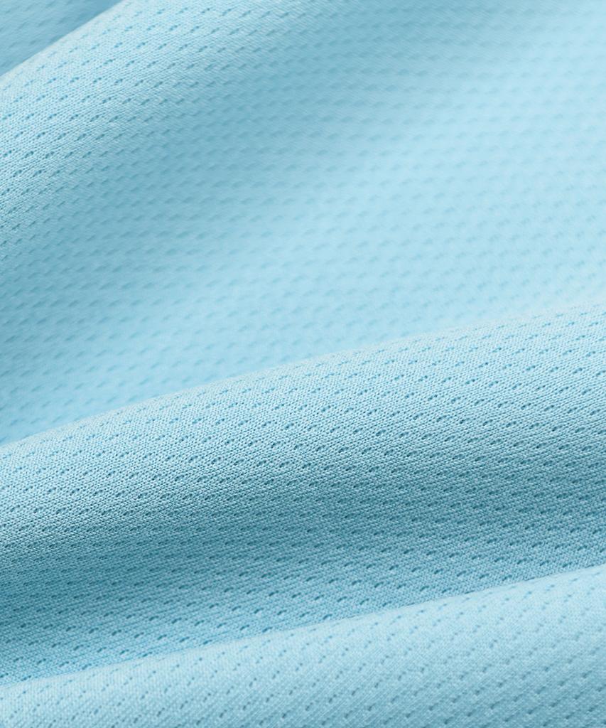 PHYPS MOTORCYCLE Motorcycle Artwork Color Block Long Sleeve Light Blue