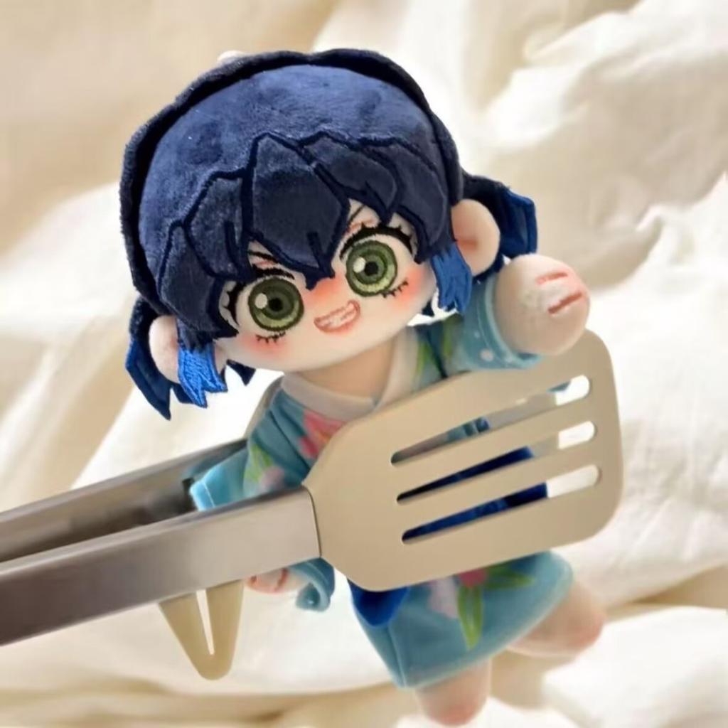 15Cm Kimetsu No Yaiba Plush Doll With Clothes Birthday Kamado Tanjiro Stuffed Toy Holiday Gift Agatsuma Zenitsu Plusie Doll