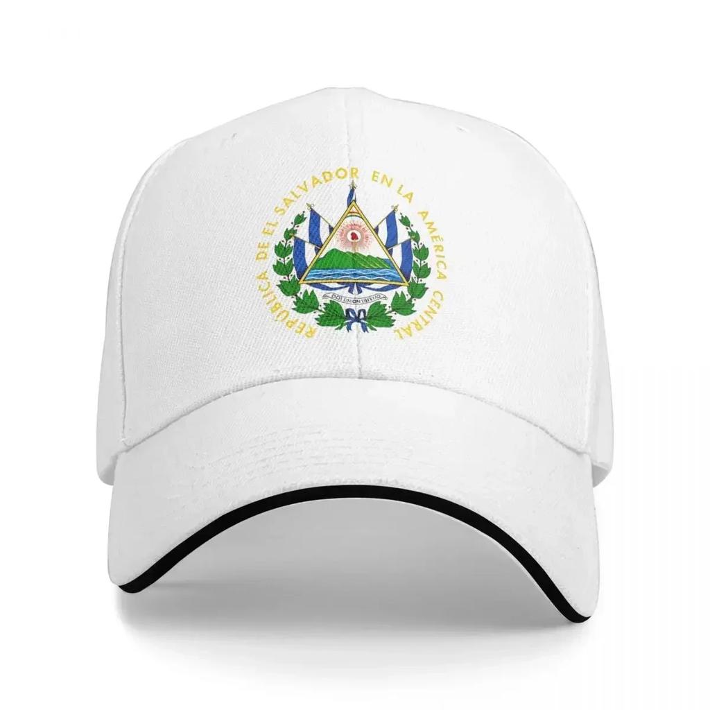 Casquette de Baseball Armoiries d'El Salvador Kpop Rock Vente en Gros Chapeaux Hip Hop Femmes Unisexe yk Impression Drôle Casquette Snapback