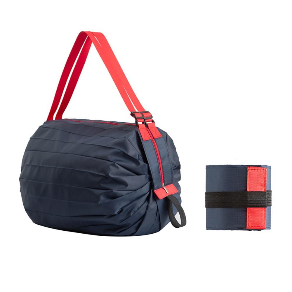 Grocery Bag Creative Folding Shopping Bag Portable Reusable Beach Bag Lightweight Waterproof Travel Shoulder Handbag Yoga
