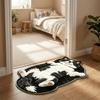 2D Home Decor Carpet Anti-fouling Cartoon Carpet Soft Dog-Shaped Area Rug  Bedrooms