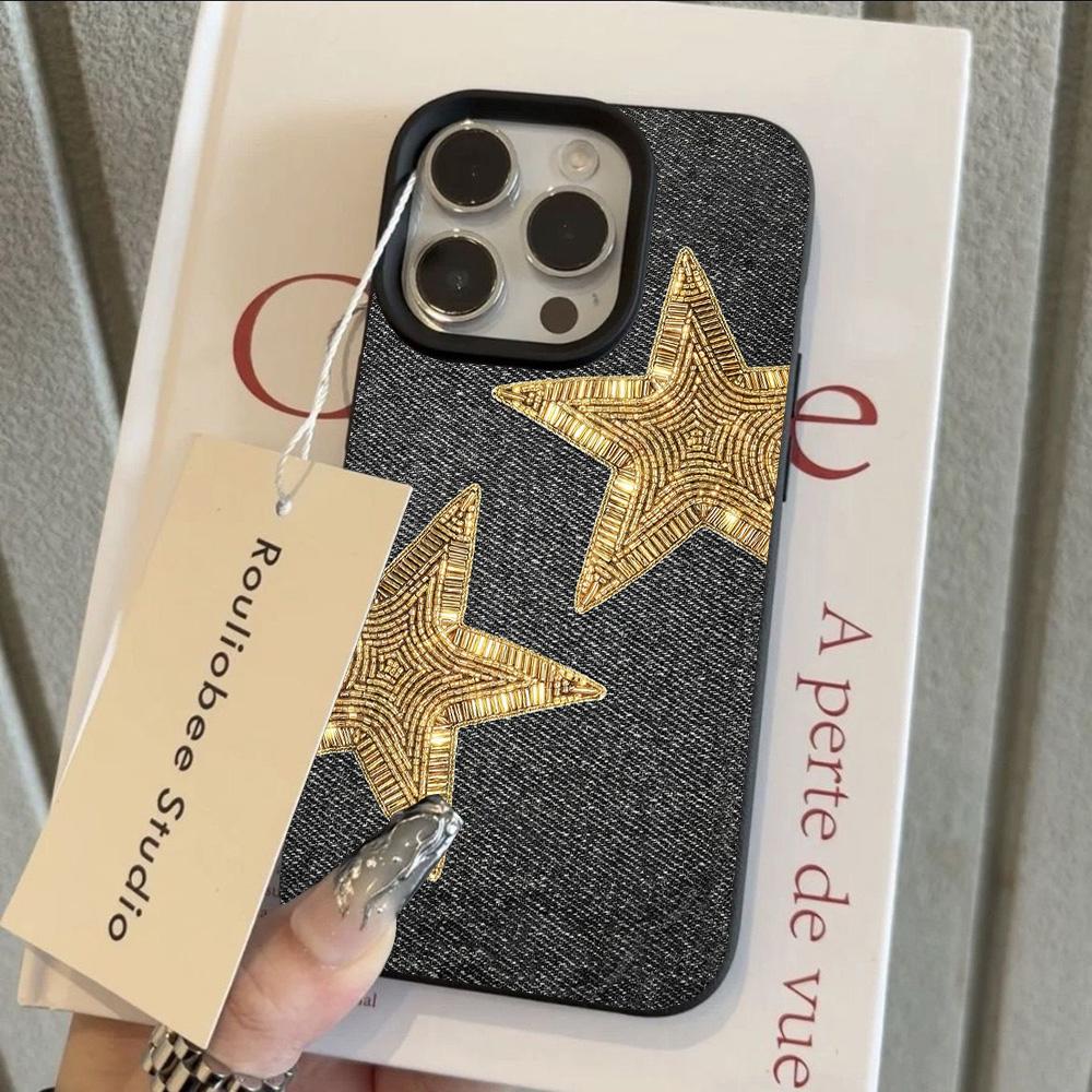 HOT Luxurious Stars Lichee Leather Pattern Phone Case For Redmi A5 A3 A1 14C 13 12 12C 10 9 9A 9T 9C 8 K60 Ultra Shockproof