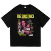 The Substance Film 2026 Magliette Uomo Harajuku Monstro Elisasue T-shirt Unisex Alta Qualità Stile Horror Vintage Cotone Maglietta