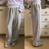 New ArrivalS Open Run Women S Cotton Blend Street Style Track Banding Wide pantS