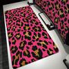 Moderne Leopardendruck 120x60cm Übergroße Tastatur Schreibtischunterlage Heim Büro Dekoration Teppich Laptop Gaming Zubehör Mädchen Mauspads