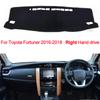 Bilinstrumentbräda Cover Dash Mat För Toyota Fortuner 2016 2017 2018 Dashmat Pad Matta Instrumentbräda Cover Solskydd Auto Bil Styling