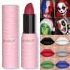 Ruj Mat Negru Alb Pigment de durată Verde Violet Ruj de catifea rezistent la apă Crăciun Petrecere Halloween Machiaj pentru buze Cosmetic