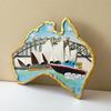 Australie, Océanie  Autocollants de réfrigérateur 3D Australie Autocollants de réfrigérateur Nouvelle-Zélande Aimants de réfrigérateur Souvenirs de tourisme urbain