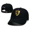 Bil Baseballkeps Utomhus Sommar Sportkeps Broderad Herr Dam Baseballkepsar För Ferrari 458 488 599 612 FF F12 Tillbehör