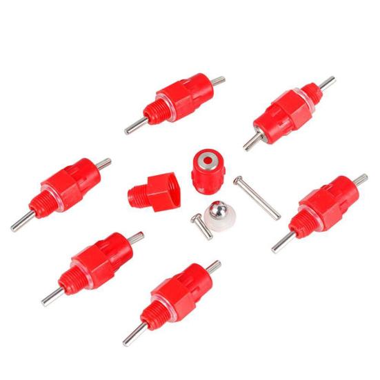 10 Stück Trinknippel für Geflügel, Huhn, Henne, automatisches Wasser, zum Einschrauben, Tränken