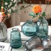 Sticlă Flori Decorative Vas de Sticlă Nordic Vas Transparent pentru Boboci Vas Hidroponic Design Vas pentru Plante Decor Cameră de Sufragerie Ornamente de Masă