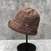 Bilateral Slack Linen Small Edge Bucket Hat Spring And Summer Face Small Retro Sunshade Basin Hat Versatile Bucket Hat