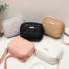Small Bag Oblique Span Bag Ladies Bag New Fashion Camera Bag Versatile Shoulder Women's Bag Rhombus Bag Oblique