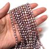 1String, Purple Artificial Pearl Beads, 4-5mm Elegant Vintage Style Handmade Rice Beads for Jewelry Making DIY Valentine's Day, Wedding Crafts 18cm