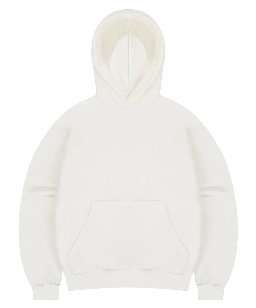 Günlük Kapüşonlu Sweatshirt (Fildişi)
