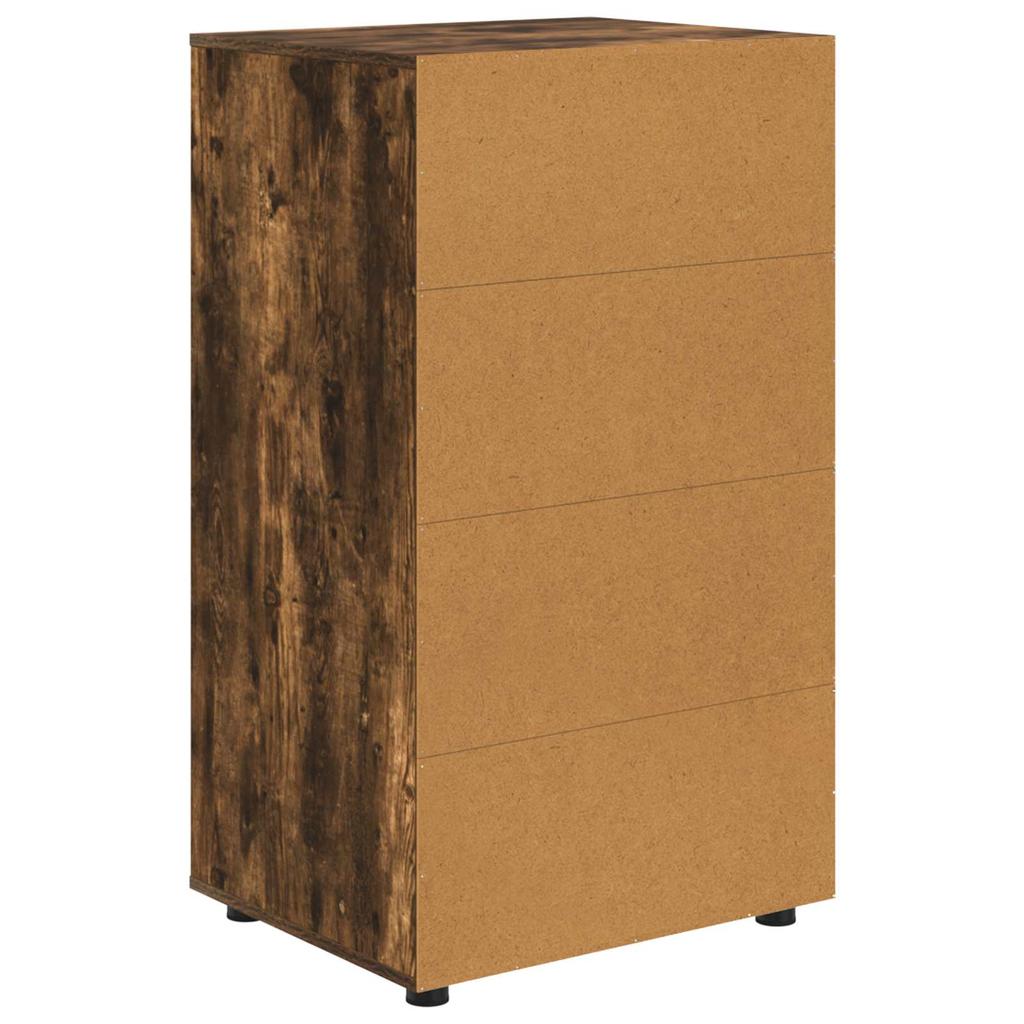 Storage Cabinets Smoked Oak 60 X 48 X 105 Cm