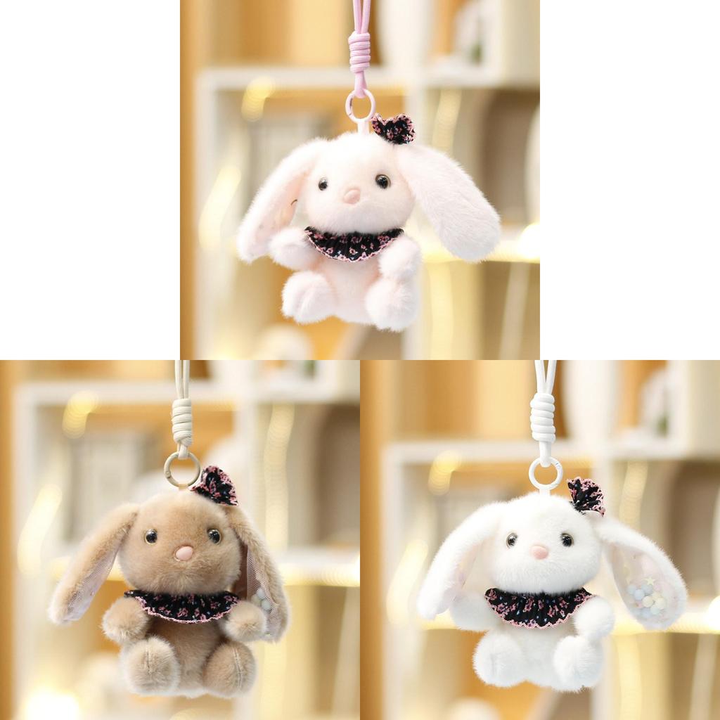 Soft Plush Rabbit Toy Charm For Women Giftable Cute Accessory