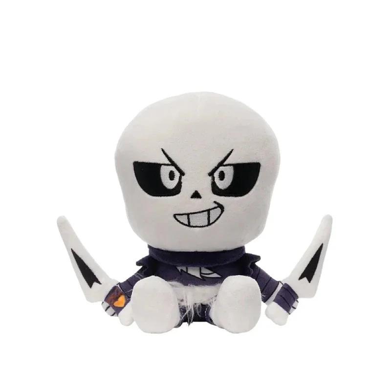 Undertale Cross Sans Plush Toy XTale Underverse AU Cartoon Stuffed Doll Collectible Gift For Fans
