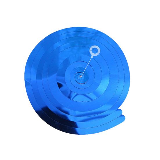 6Pcs Spiral Pendant Party Streamers Hanging Plastic Streamer Spiral Pendant Twin Tail Party Ceiling Foil Swirl