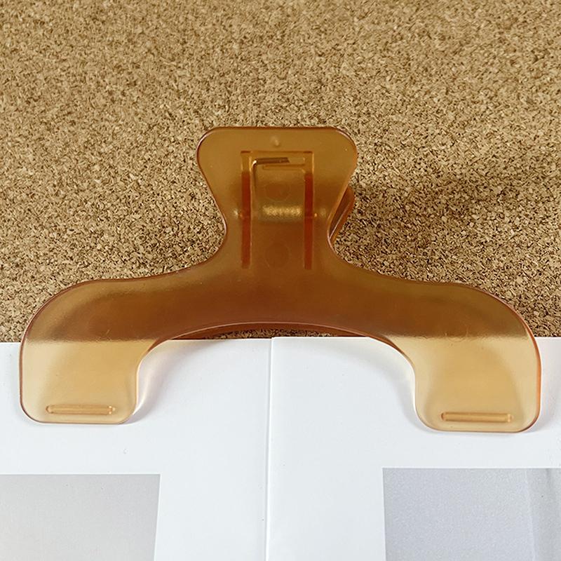 1Pcs Simple Fixed Book Clips Frosted Transparent Page Holder For Reading Tool Memo Clip Desk Accessories Practical Note Holder