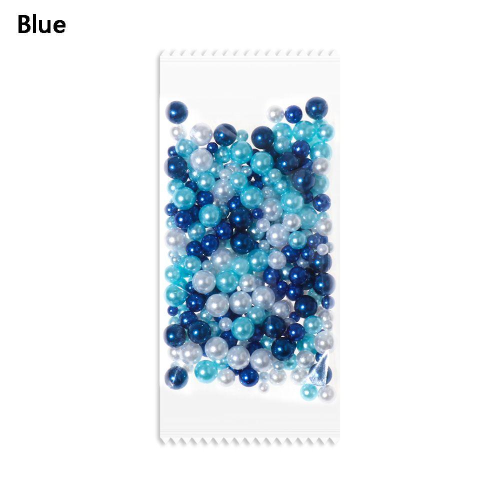 Art New Filler Handmade DIY Necklace No Hole Imitation Pearl Beads UV Resin Jewelry Making