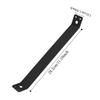 Heavy-Duty Metal Support Bracket 45° Thickened Reinforcing Rod Stabilization Durable Construction Angle Bracket Gazebo Frame