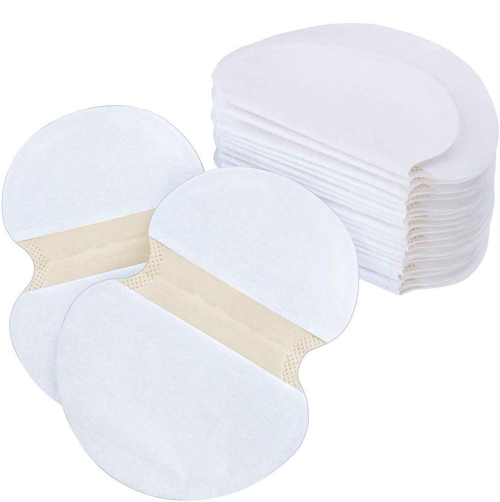 100/50/30/20/10PCS Underarm Sweat Pads for Men and Women, Large Disposable Comfortable Armpit Sweat Pads Unflavored Hiding Ugly Sweaty Stains