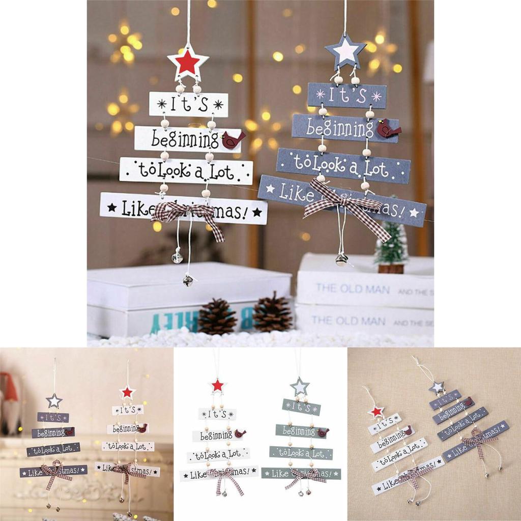 Exquisiter Weihnachtsanhänger aus Holz für elegante Heimparty-Dekoration