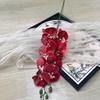 Faux Orchid Stems 39 Inch Artificial Phalaenopsis Flowers with 9 Heads Full Blooms for Valentine's Day Home Office Wedding Party Decor
