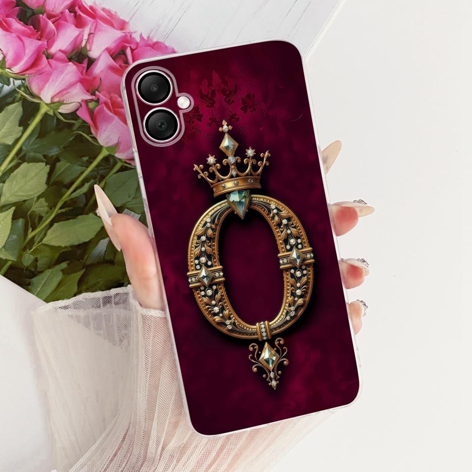 For Samsung Galaxy A06 Case SM-A065F New Letters Name Painted Cover Soft Slim Phone Case For Samsung A06 A 07 Galaxy A07 4G Bags