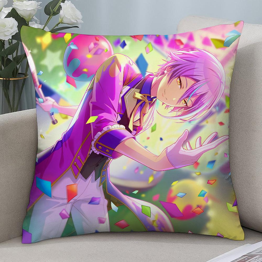 K-Kamishiro Rui Anime Pillow Case 3D Print Polyester Fiber 40*40 Cm Home Sofa Throw Pillow Cover Decoration Festival Gift