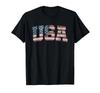 USA US Flag Patriotisch 4. Juli Amerika T-Shirt